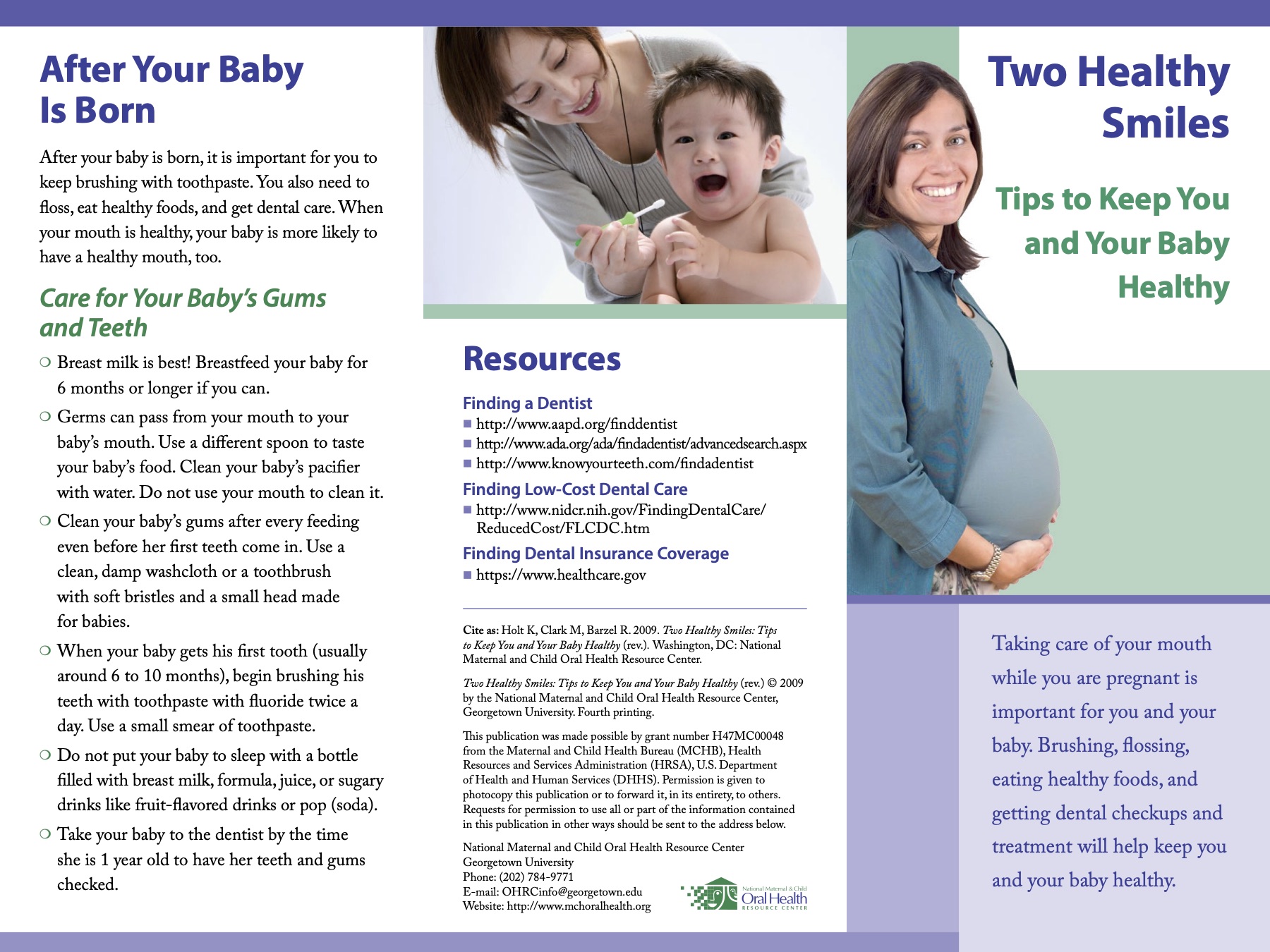 pregnancy brochure